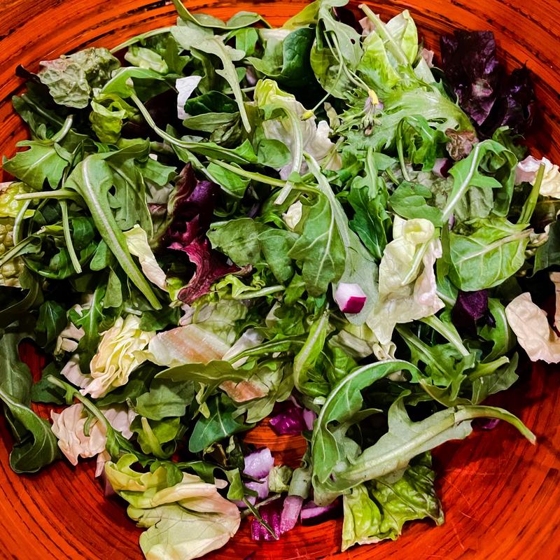 Salad with Lemon-Basil Vinaigrette