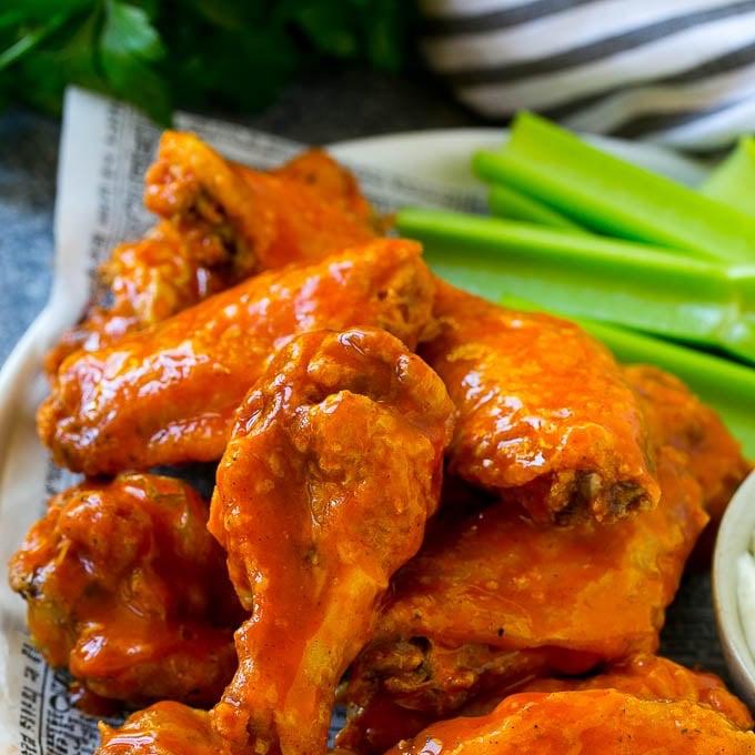 Baked Buffalo Wings