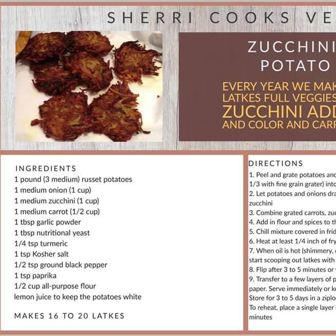 Zucchini Carrot Vegan Latkes