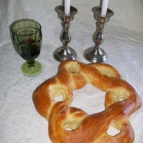 Star of David Shaped Challah Bread