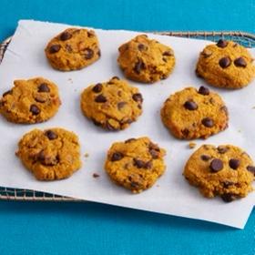 Low-Carb Pumpkin Chocolate Chip Cookies