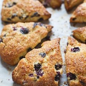 Bakery Style Blueberry Scones