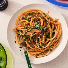 Caramelized Shallot Pasta | Chris F. Nicholson