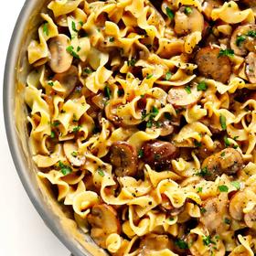 Mushroom Stroganoff (Vegetarian) | Chris F. Nicholson