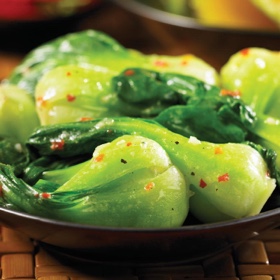 Coconut-Braised Baby Bok Choy | Chris F. Nicholson