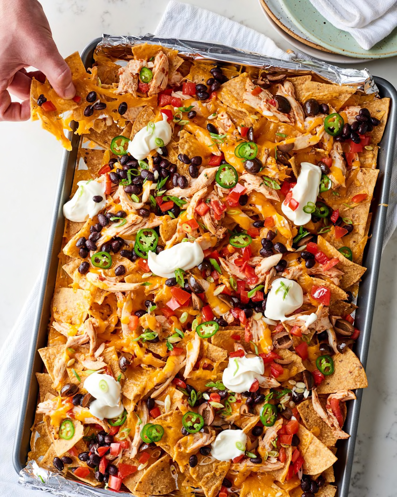 Sheet Pan Chicken Nachos | Chris F. Nicholson