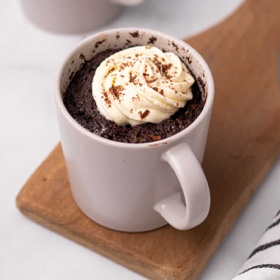 Chocolate Keto Mug Cake | Chris F. Nicholson